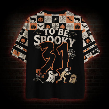 Halloween To Be Spooky Mesh Jersey
