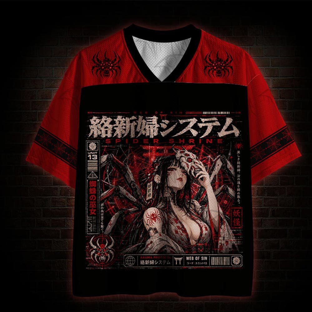 Jorogumo Spider Shrine Mesh Jersey
