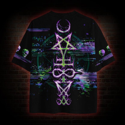 Glitch Baphomet Mesh Jersey