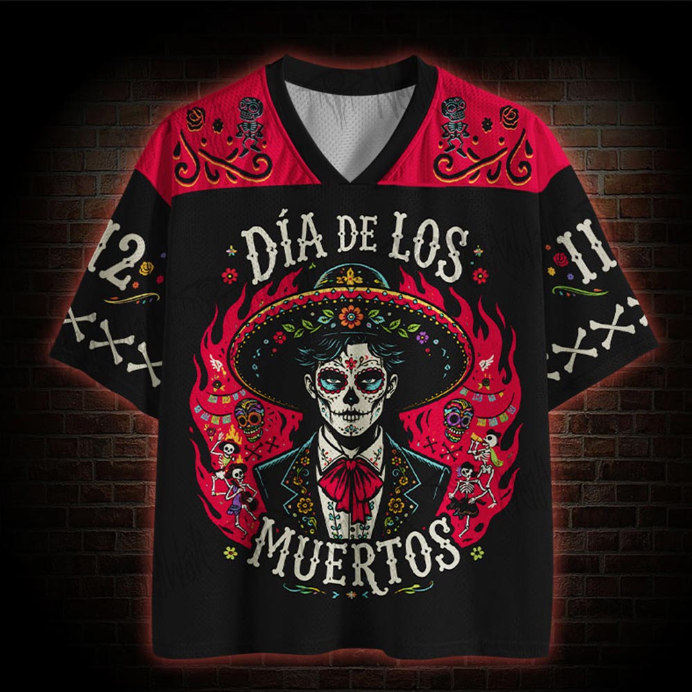 El Catrín Day Of The Dead Mesh Jersey