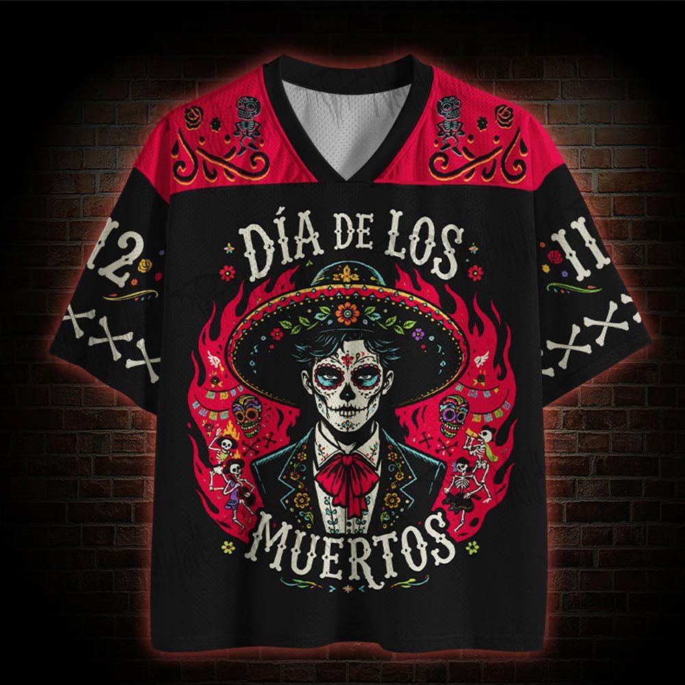 El Catrín Day Of The Dead Mesh Jersey