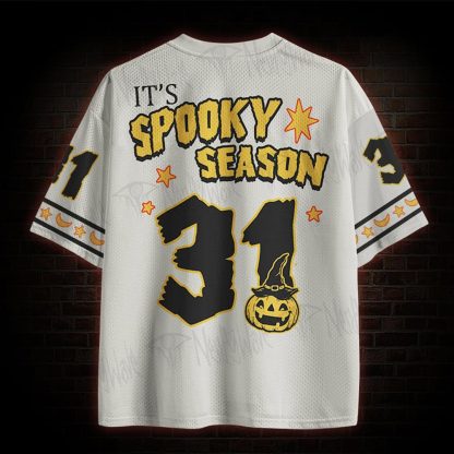 Wonderful Halloween Cat Mesh Jersey