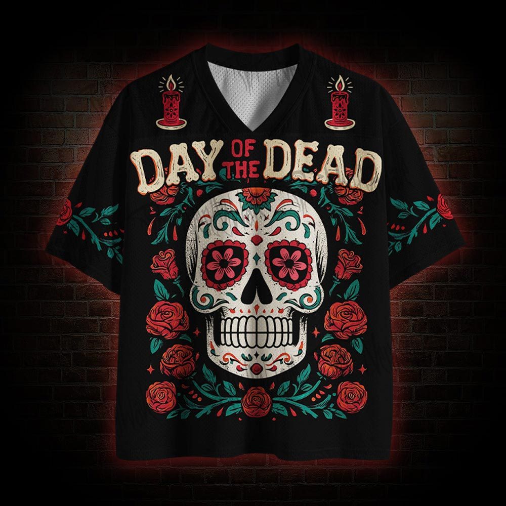 Day Of The Dead Mesh Jersey