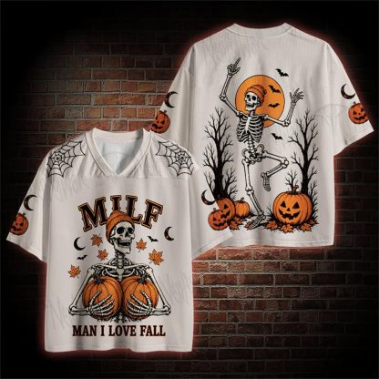 Man I Love Fall Mesh Jersey
