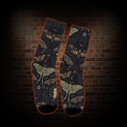 Mystical Moth Socks