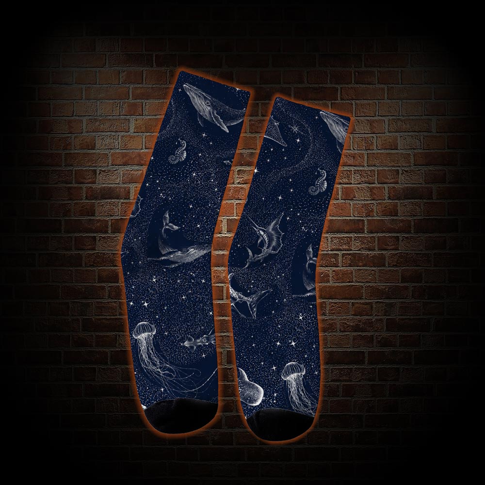 Deep Sea Jellyfish Socks