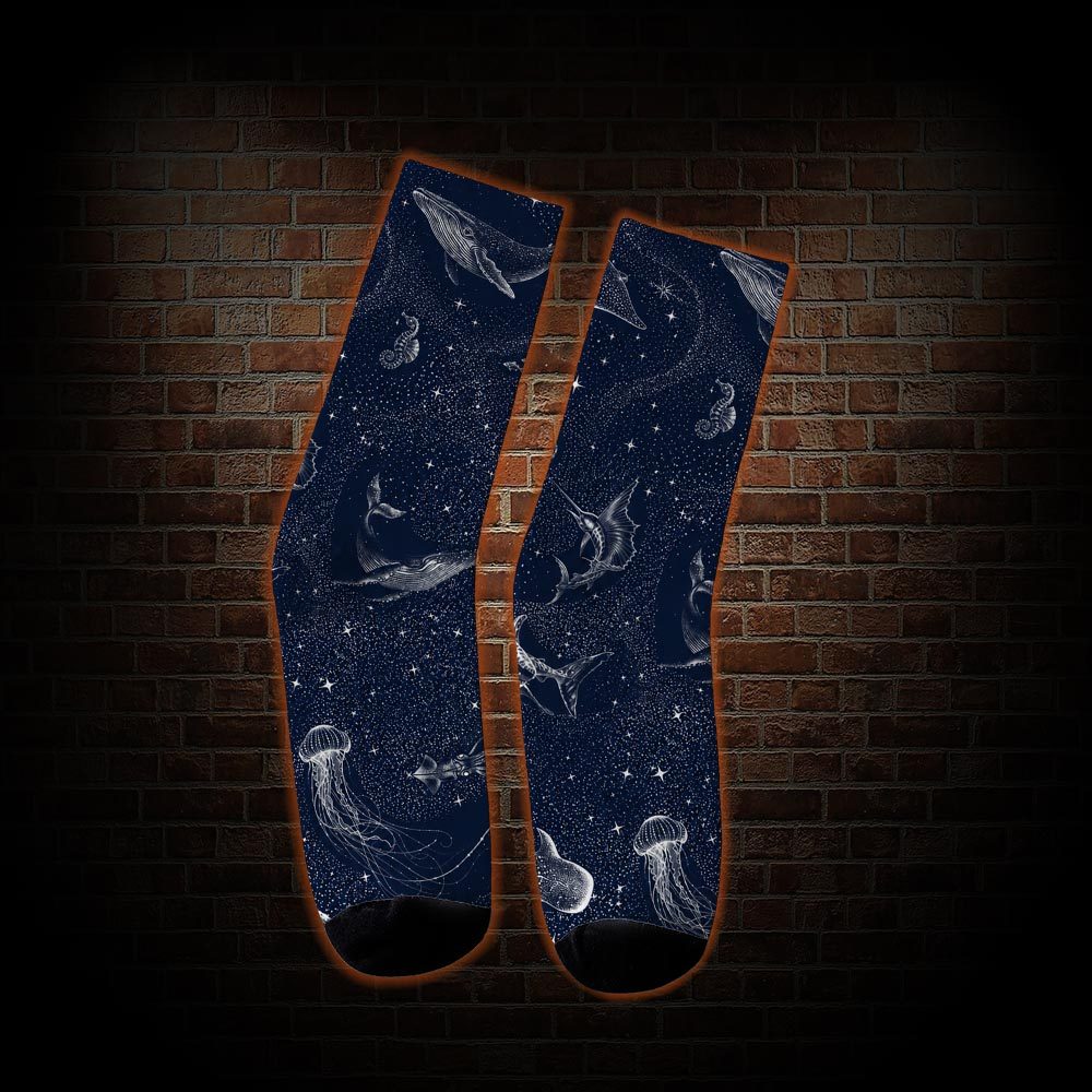 Deep Sea Jellyfish Socks