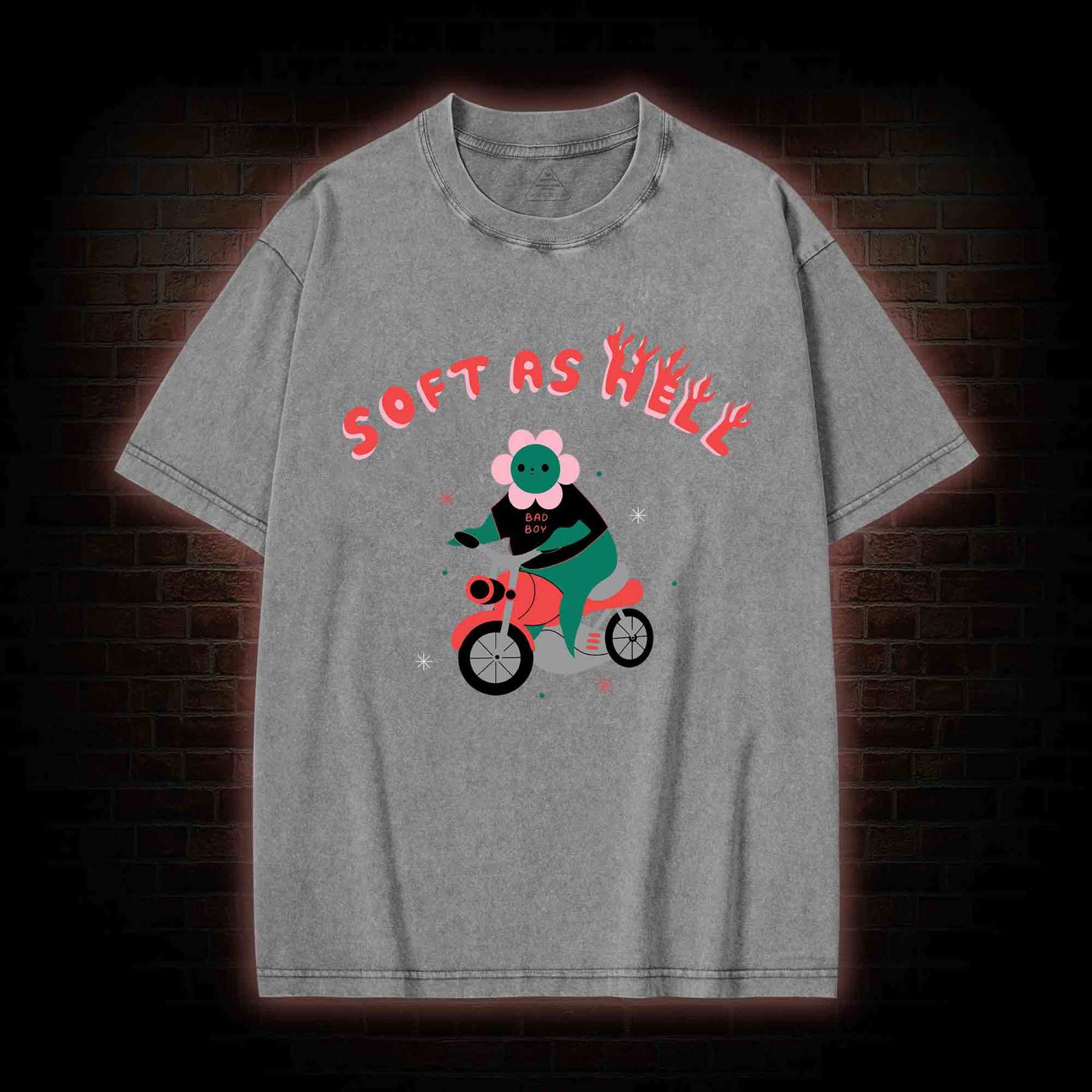 Soft As Hell Washed T-shirt