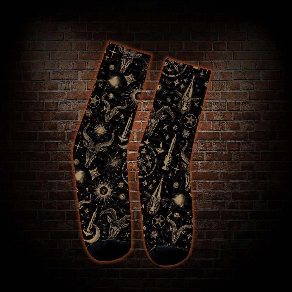 Baphomet Socks