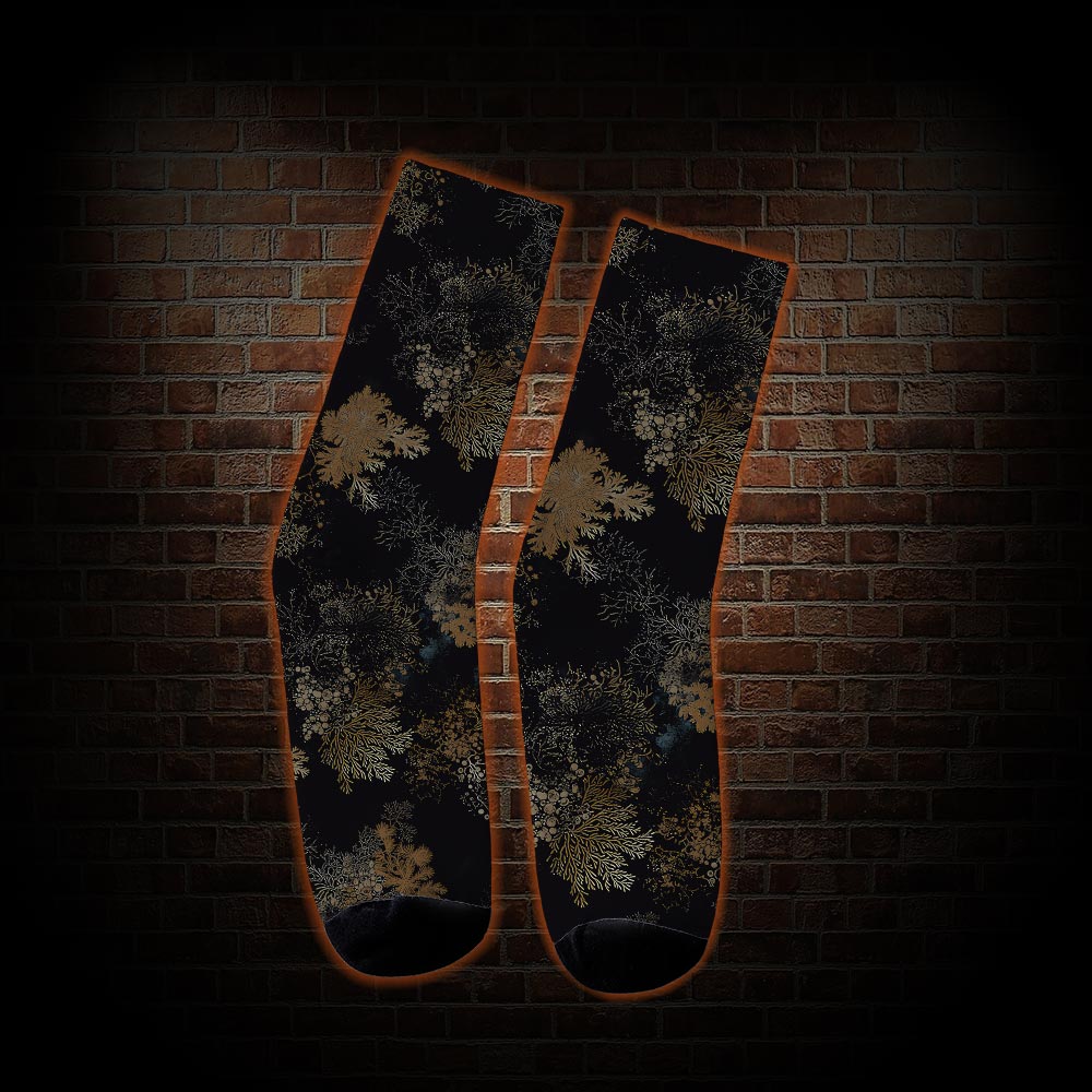 Overlooking the Dark Forest Socks