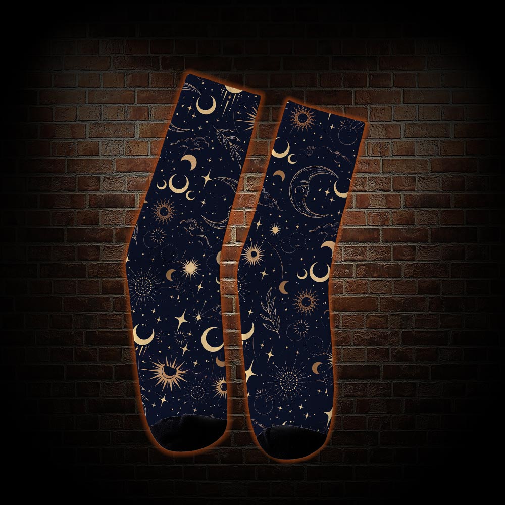 Celestial Aesthetic Socks