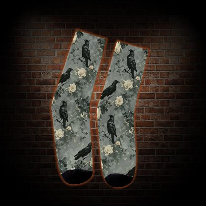 Raven's Requiem Socks