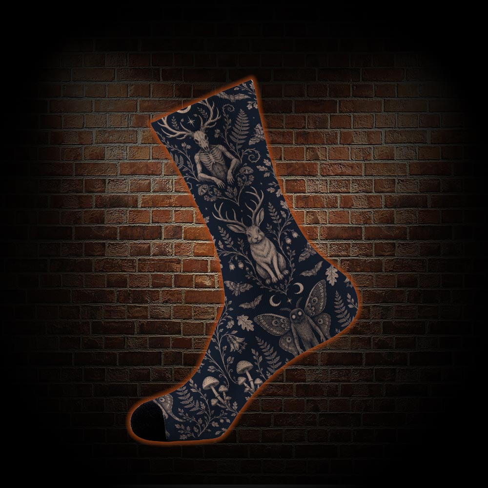 Cryptids in The Jungle Socks