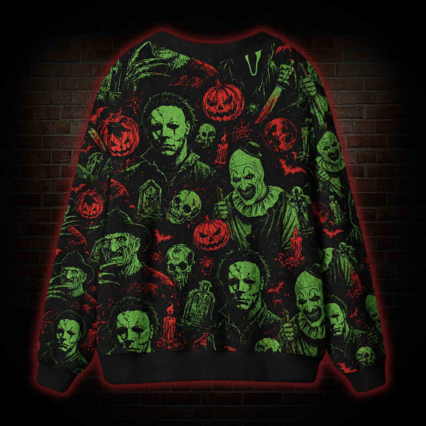 Horror Night Cardigan Sweater