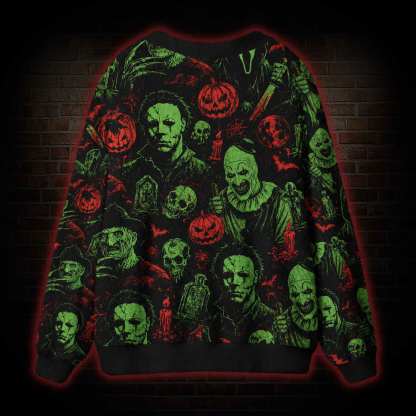 Horror Night Cardigan Sweater