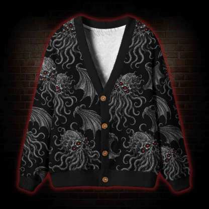 Cthulhu Awakes Cardigan Sweater