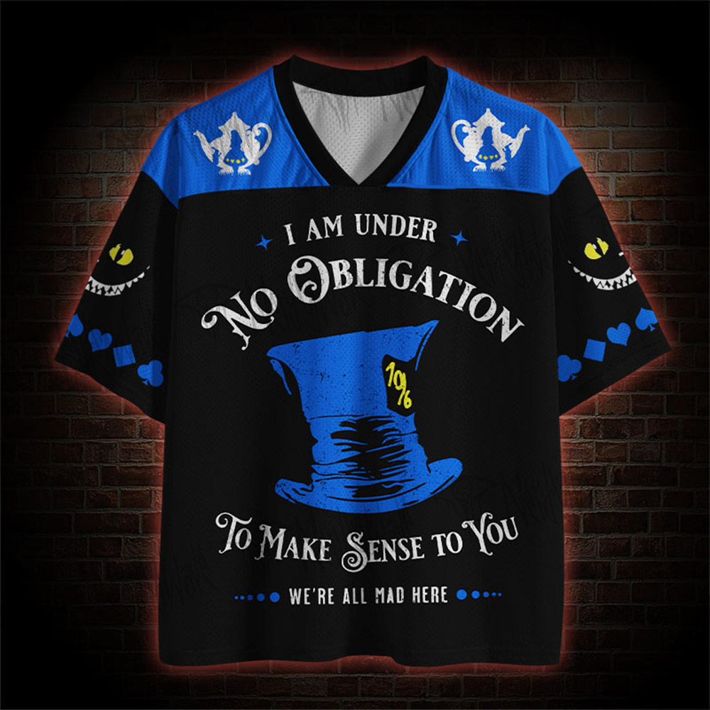 We're All Mad Here Mesh Jersey