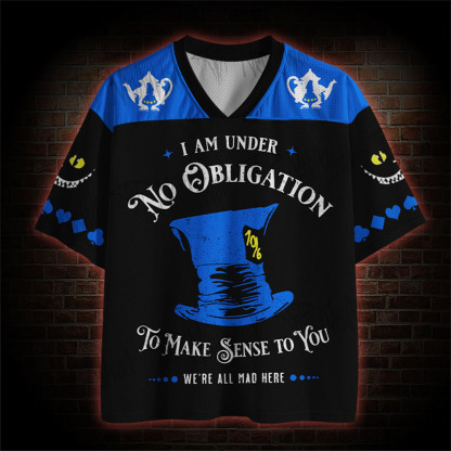 We're All Mad Here Mesh Jersey