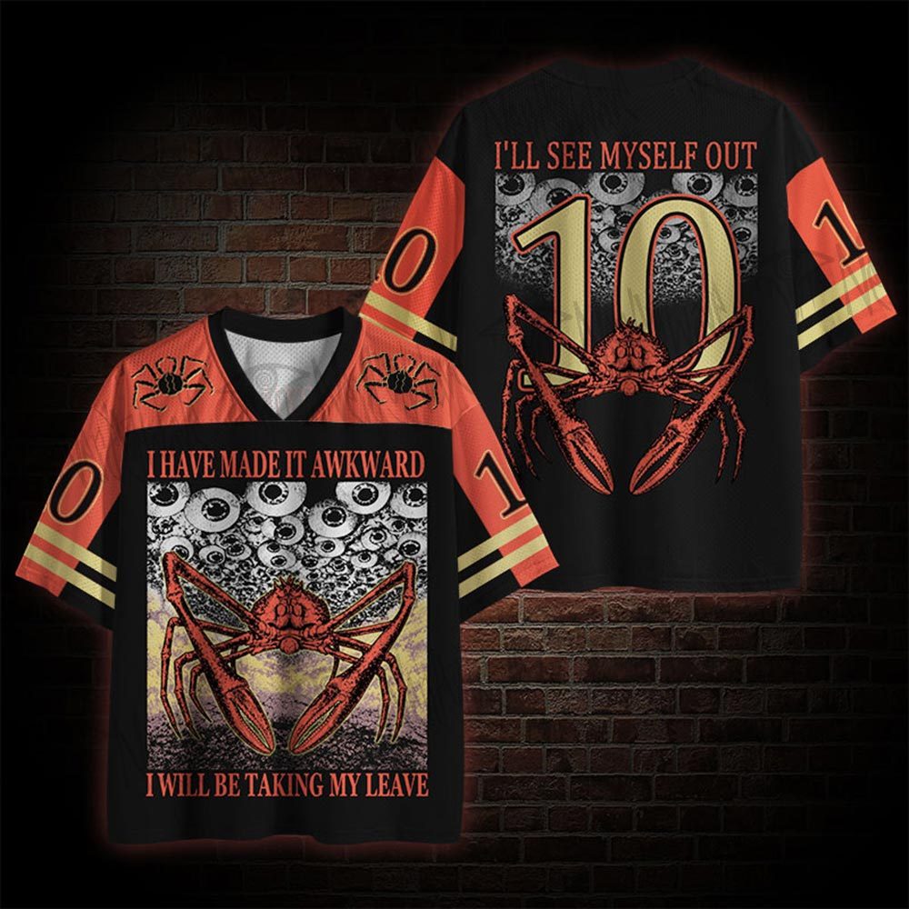 I Will Be Taking My Leave Mesh Jersey