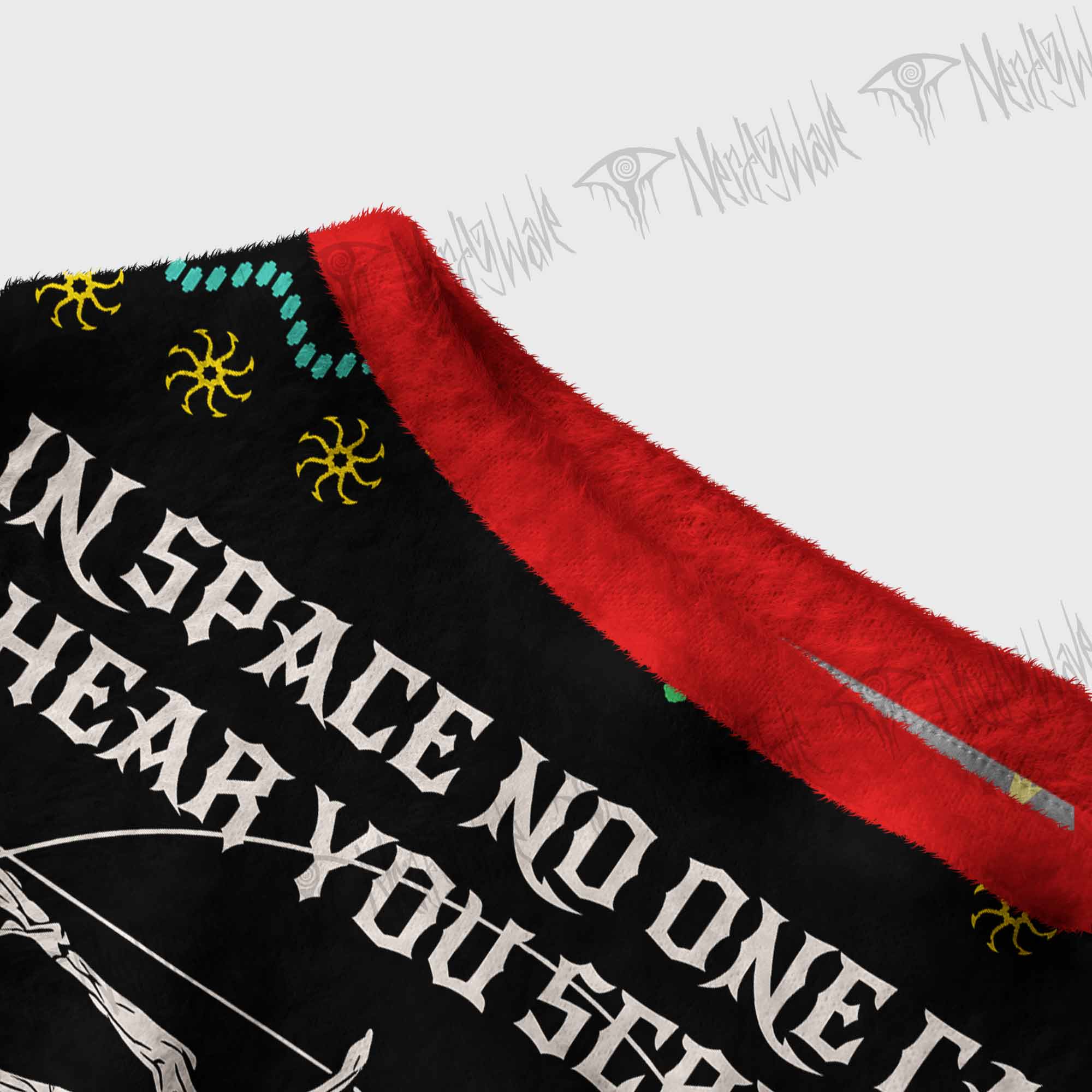 Alien Off Shoulder Ugly Sweater