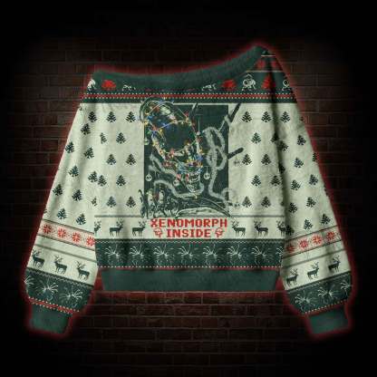 Alien 426 Off Shoulder Ugly Sweater