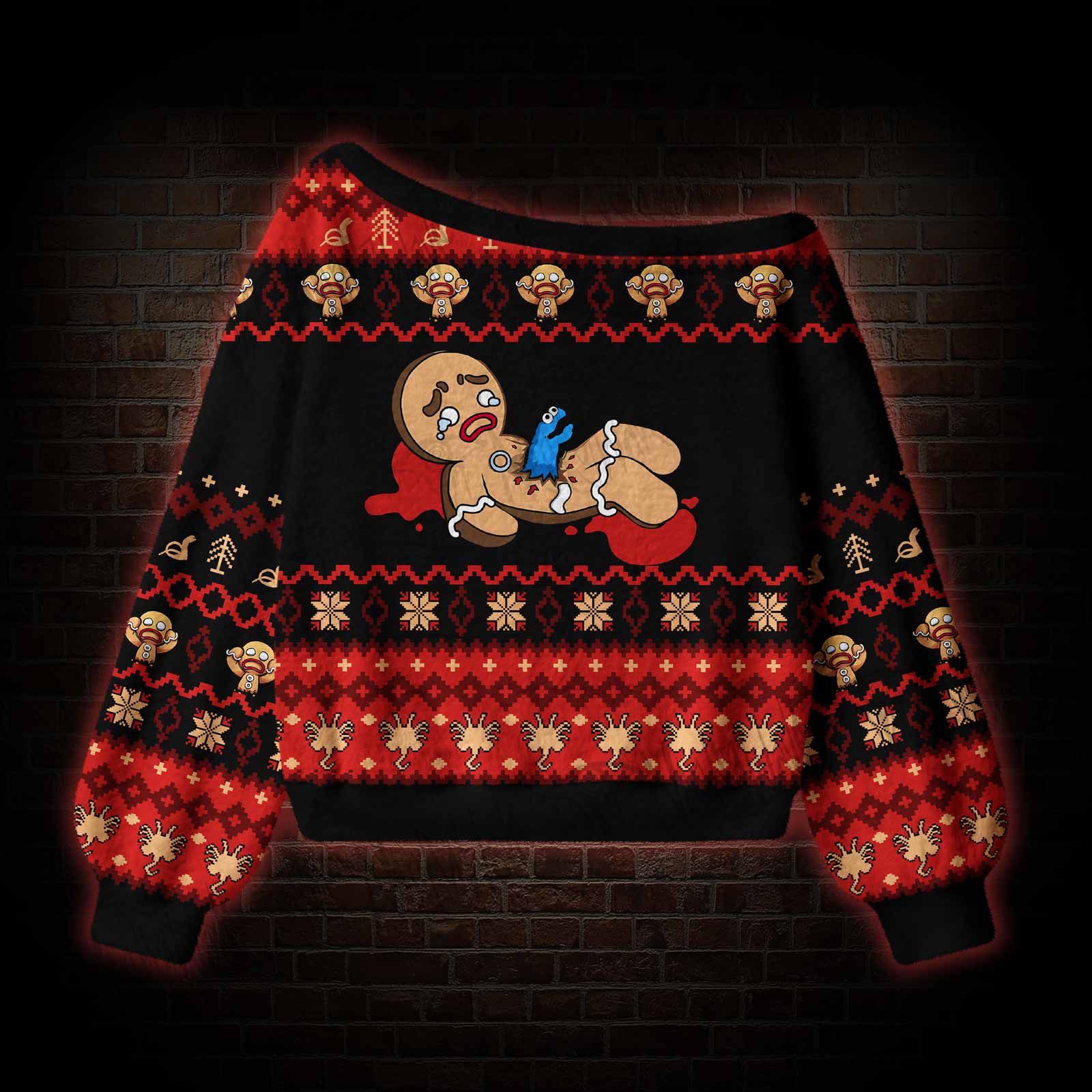 Infant Off Shoulder Ugly Sweater