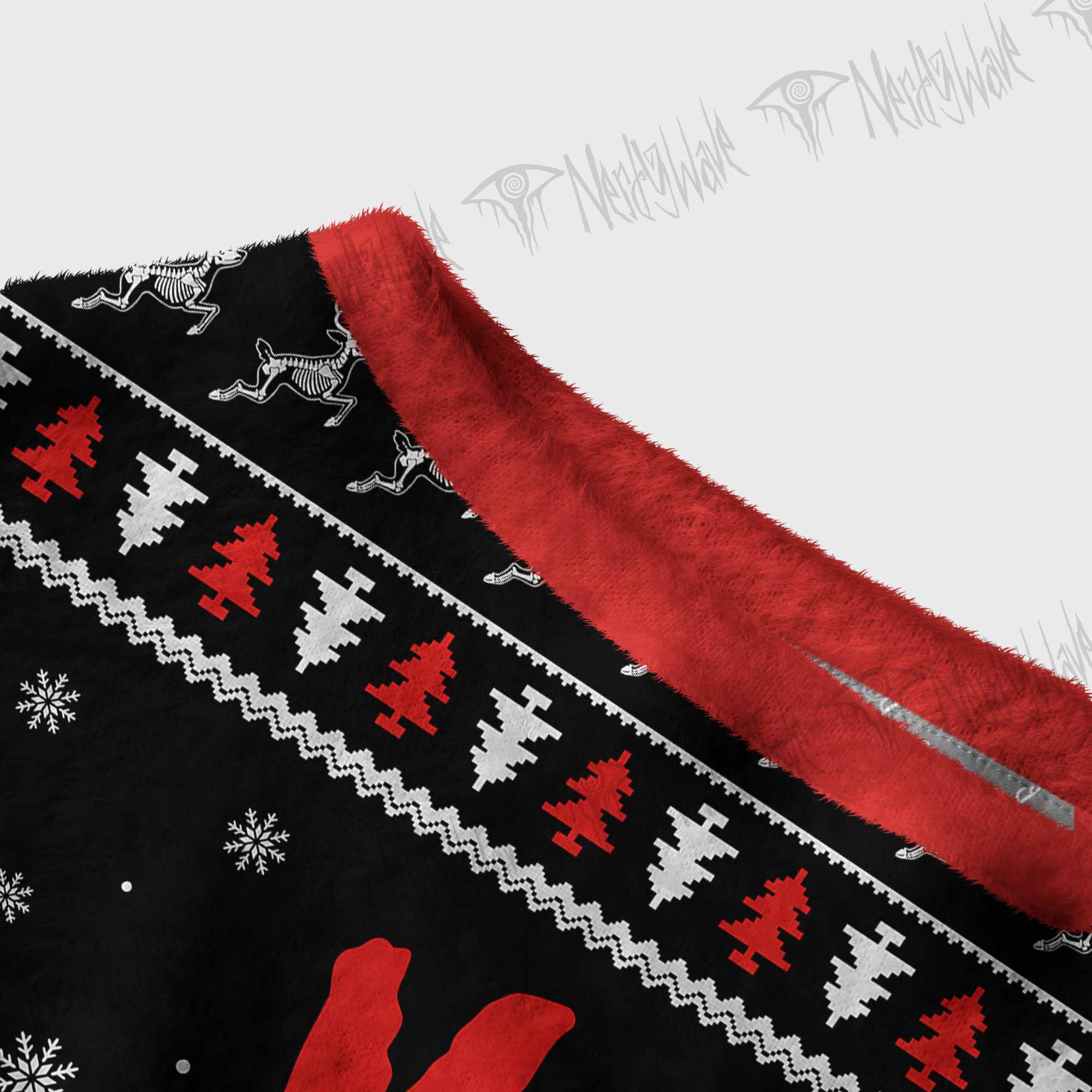Merry Creepmas Off Shoulder Ugly Sweater