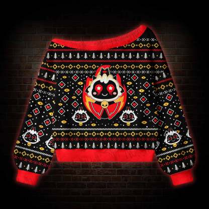 Cult of the Lamb Off Shoulder Ugly Sweater