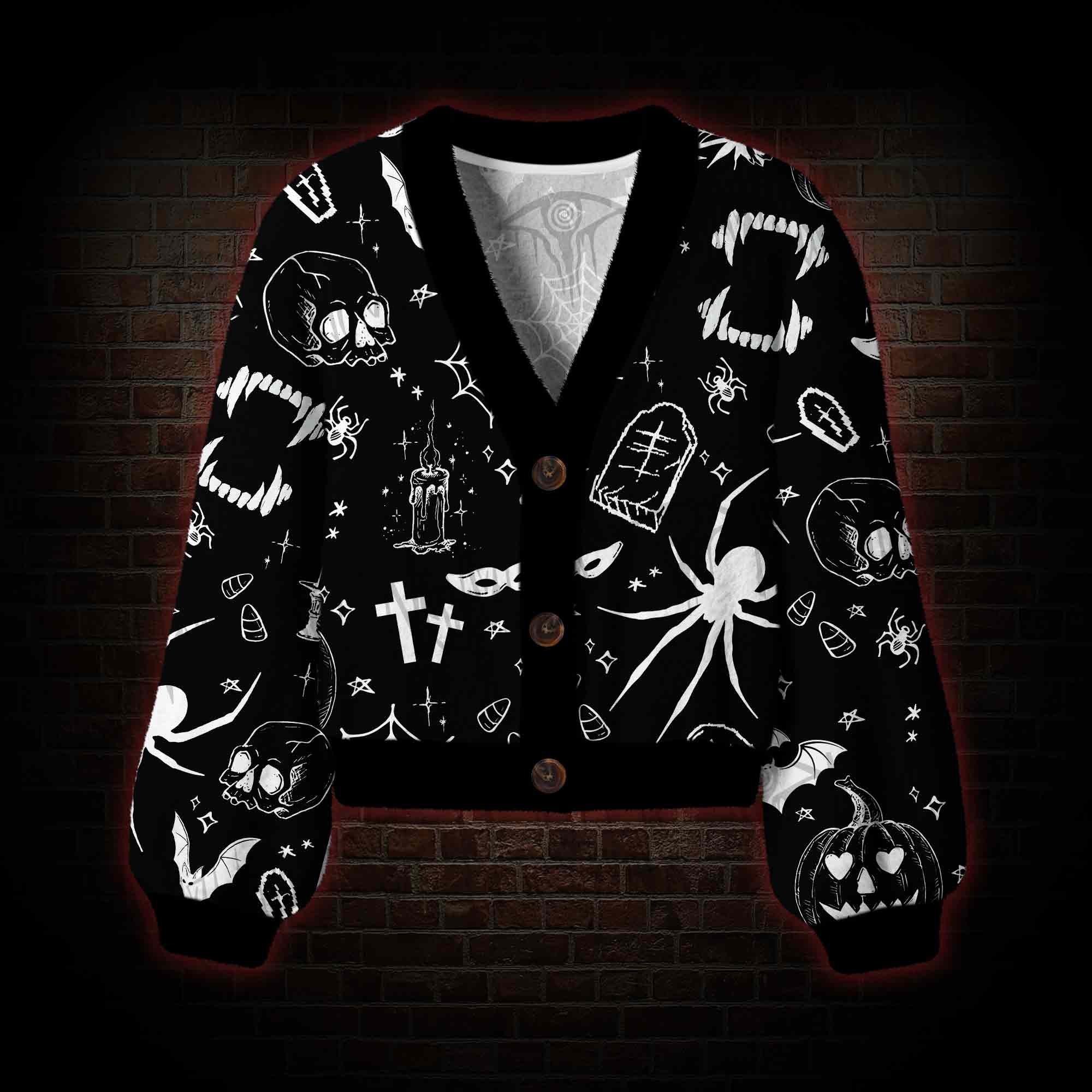Spider Women's Cardigan Sweater