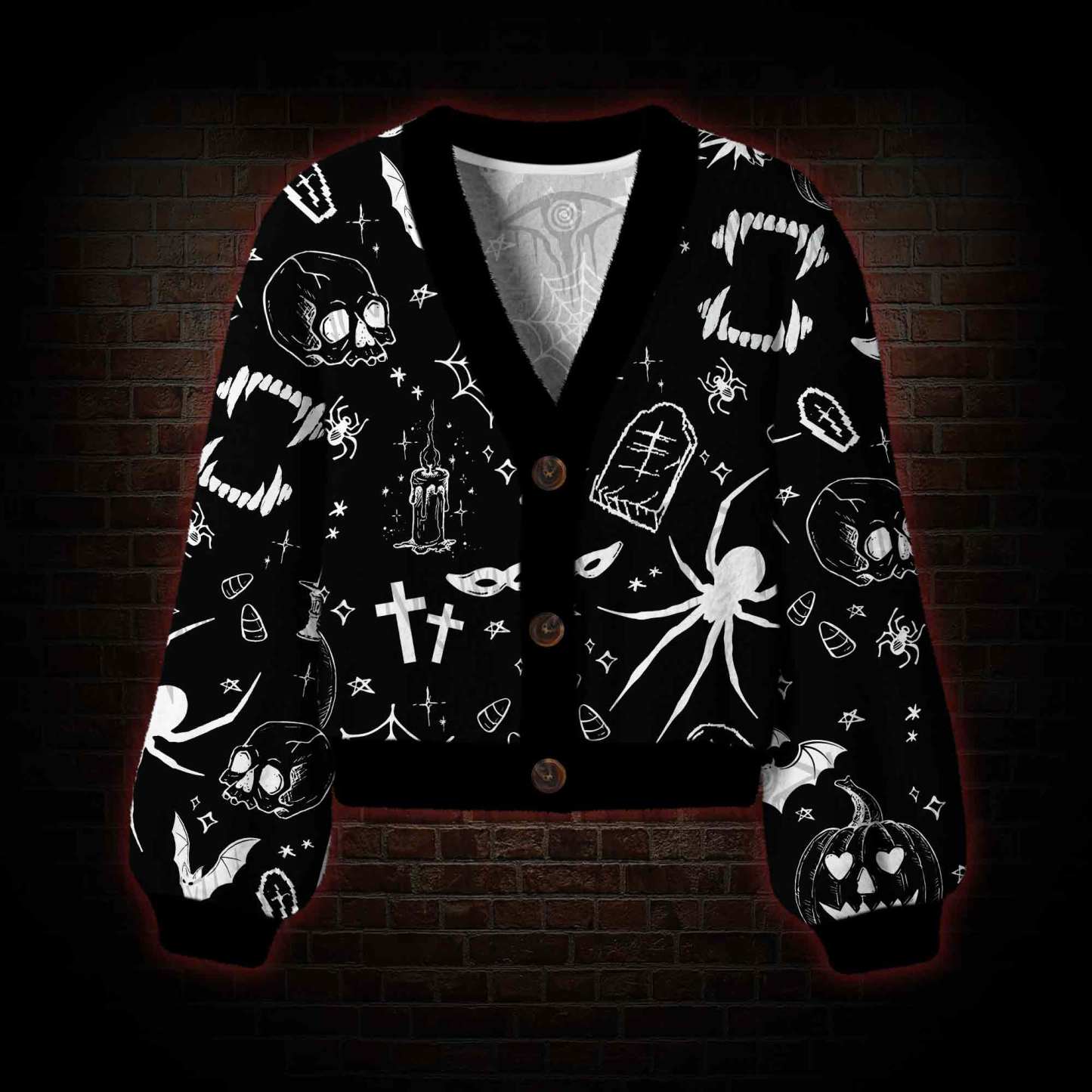 Spider Women's Cardigan Sweater