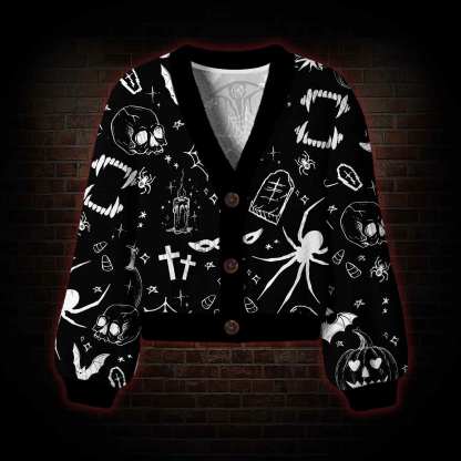 Spider Women's Cardigan Sweater