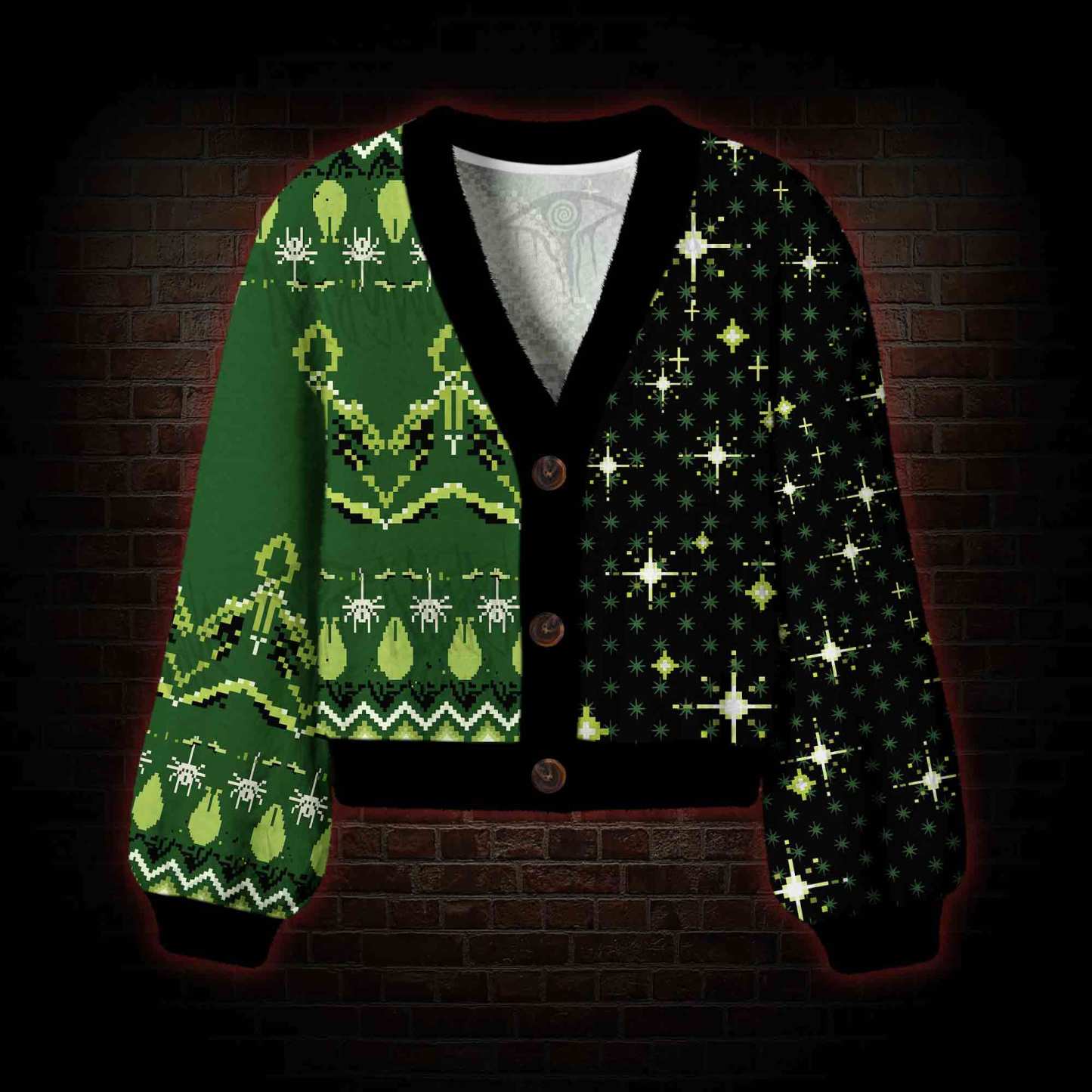 Alien in Space Women's Cardigan Sweater
