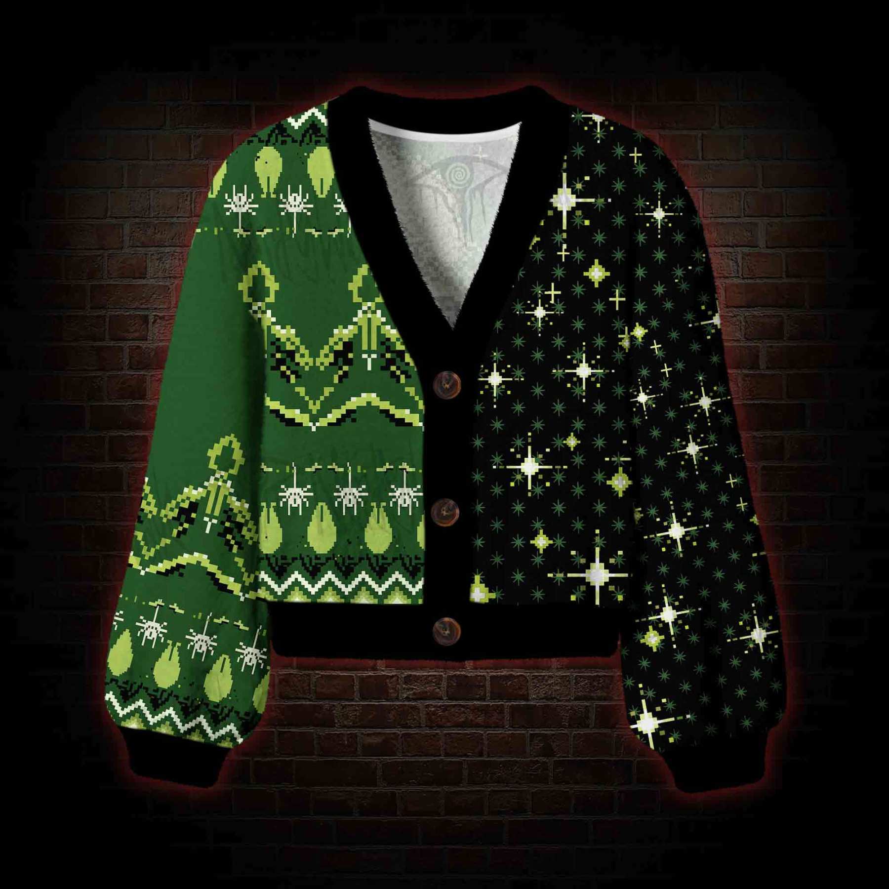 Alien in Space Women's Cardigan Sweater