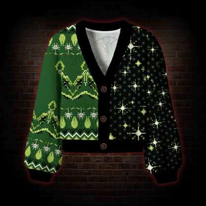 Alien in Space Women's Cardigan Sweater