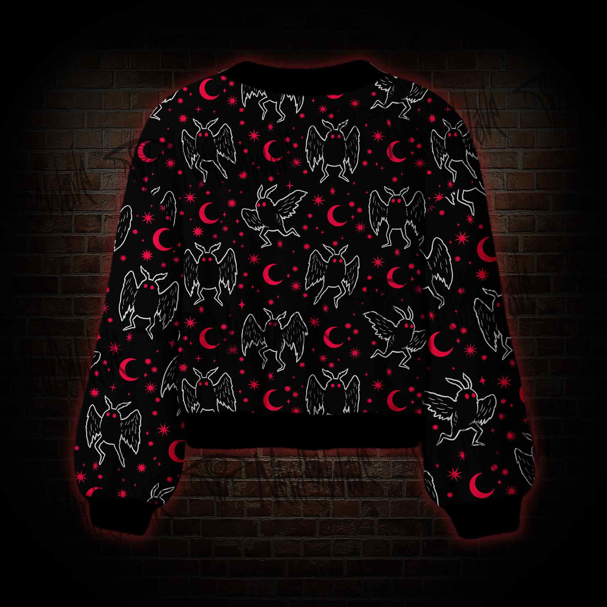 Mothman Night Women's Cardigan Sweater