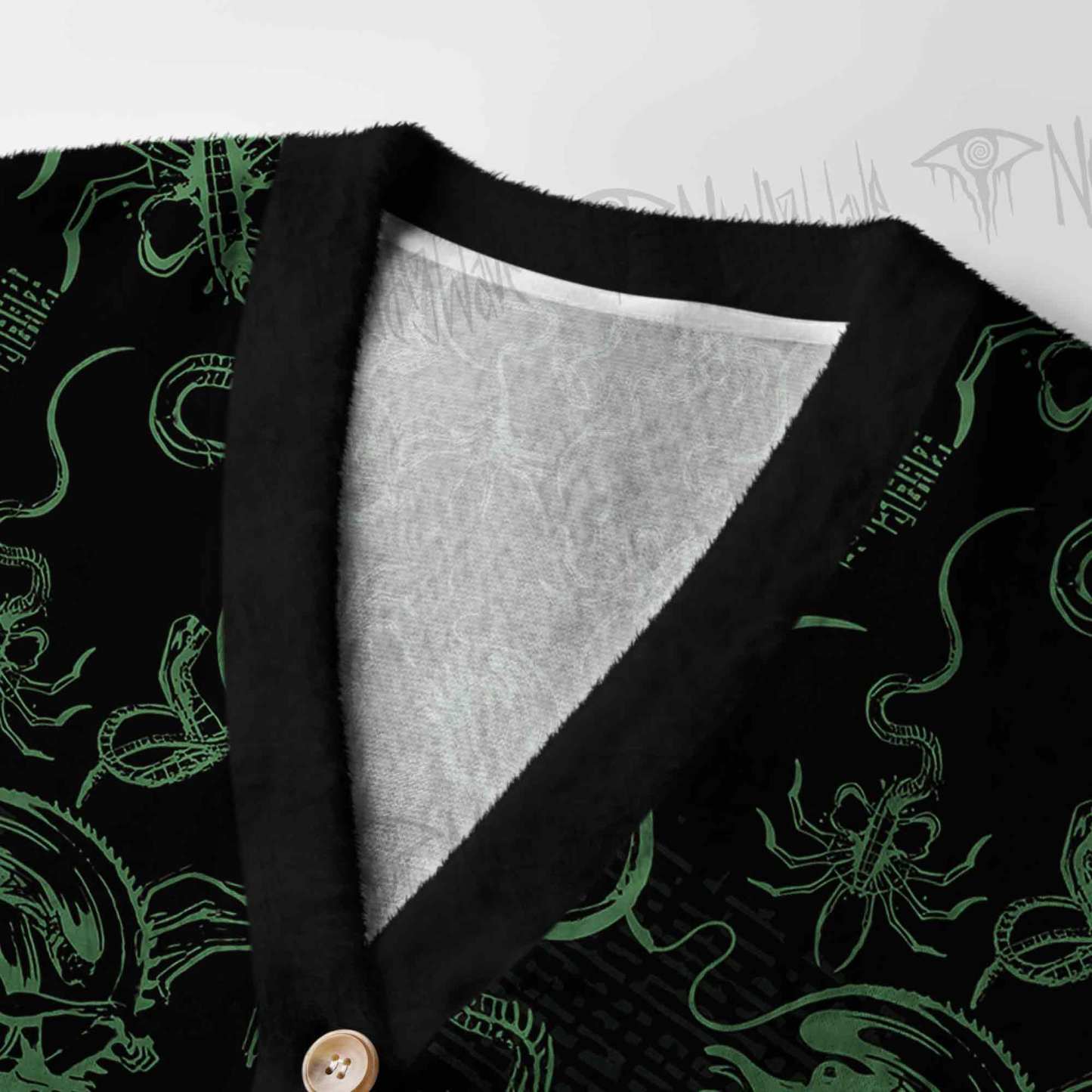 Alien Delivery Guy Women's Cardigan Sweater