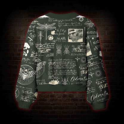 Retro Insects Women's Cardigan Sweater
