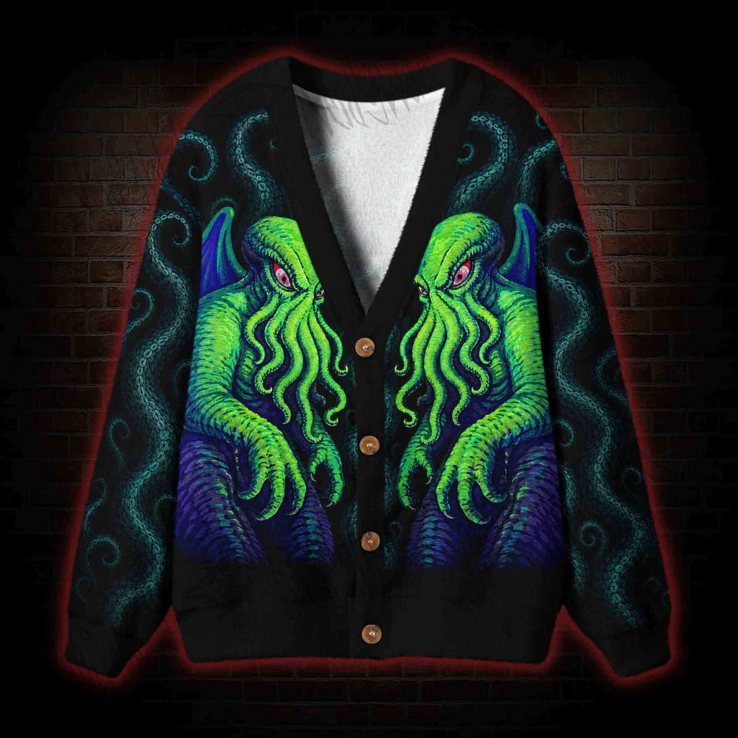 The Call of Cthulhu Cardigan Sweater