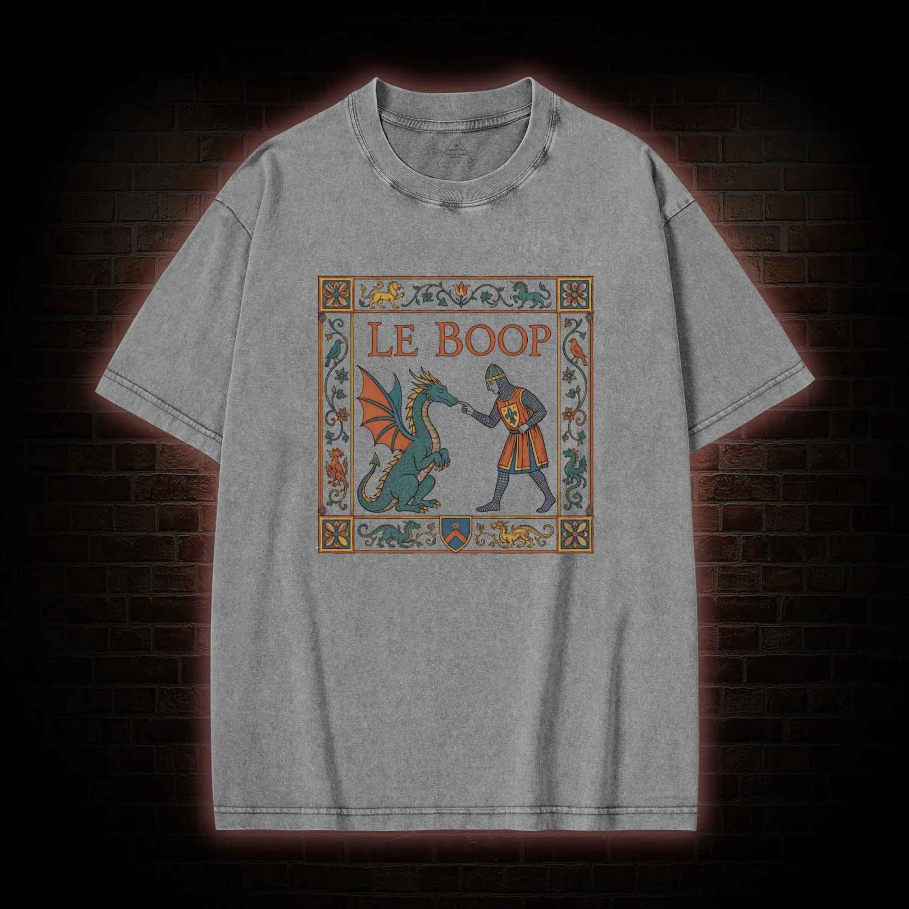 Le Boop Dragon Washed T-shirt