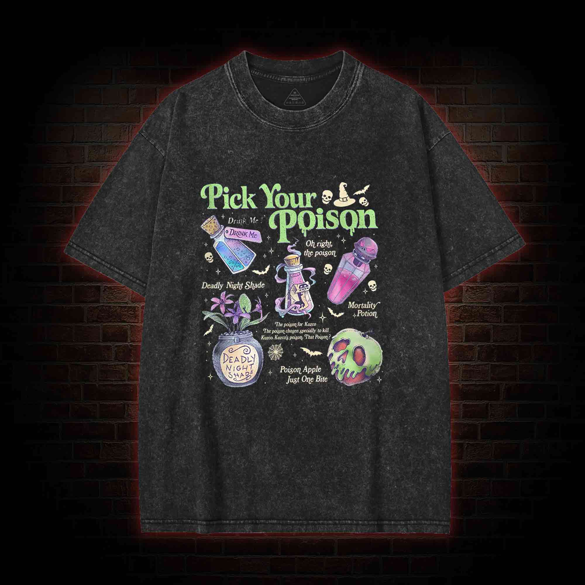 Vintage Pick Your Poison Washed T-shirt