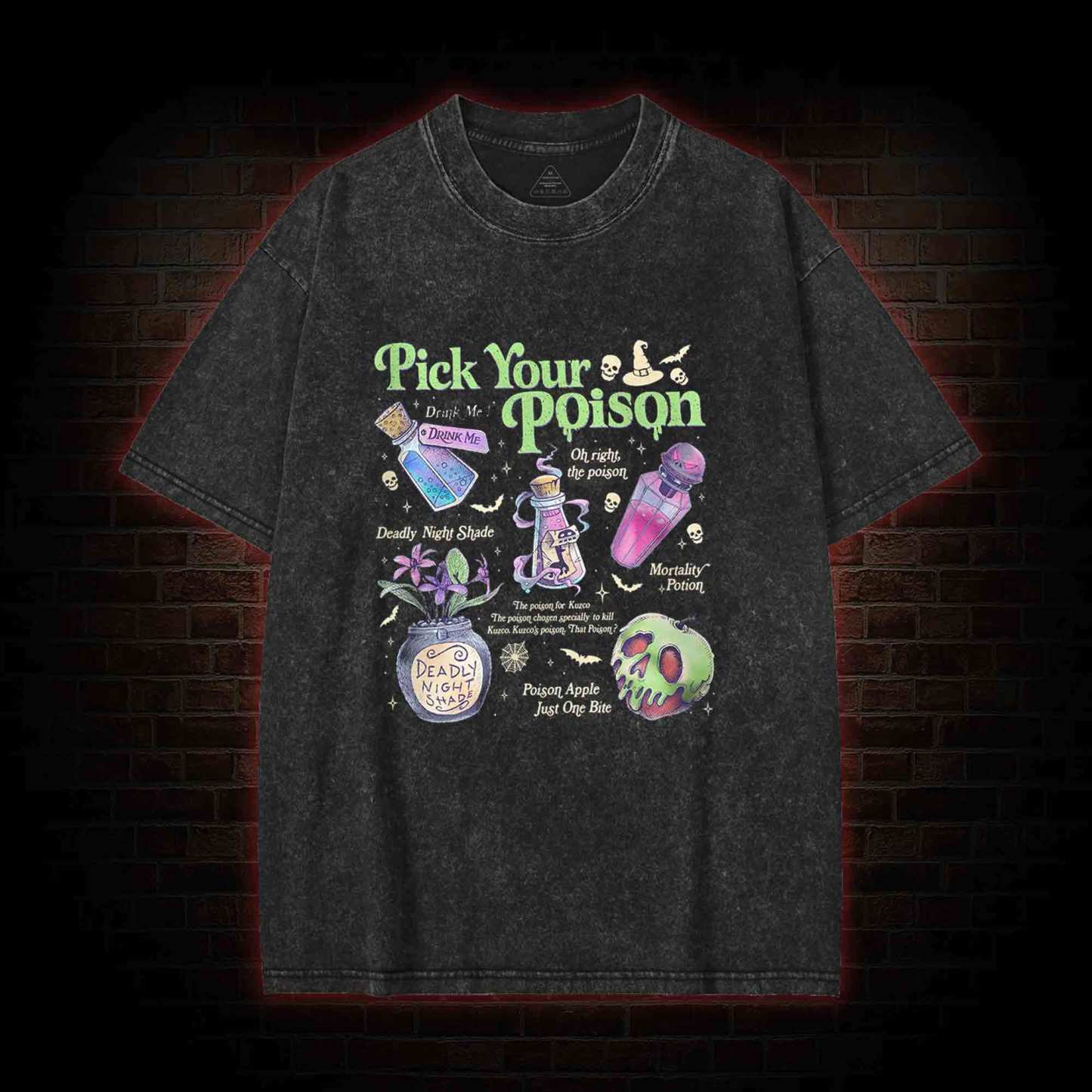 Vintage Pick Your Poison Washed T-shirt