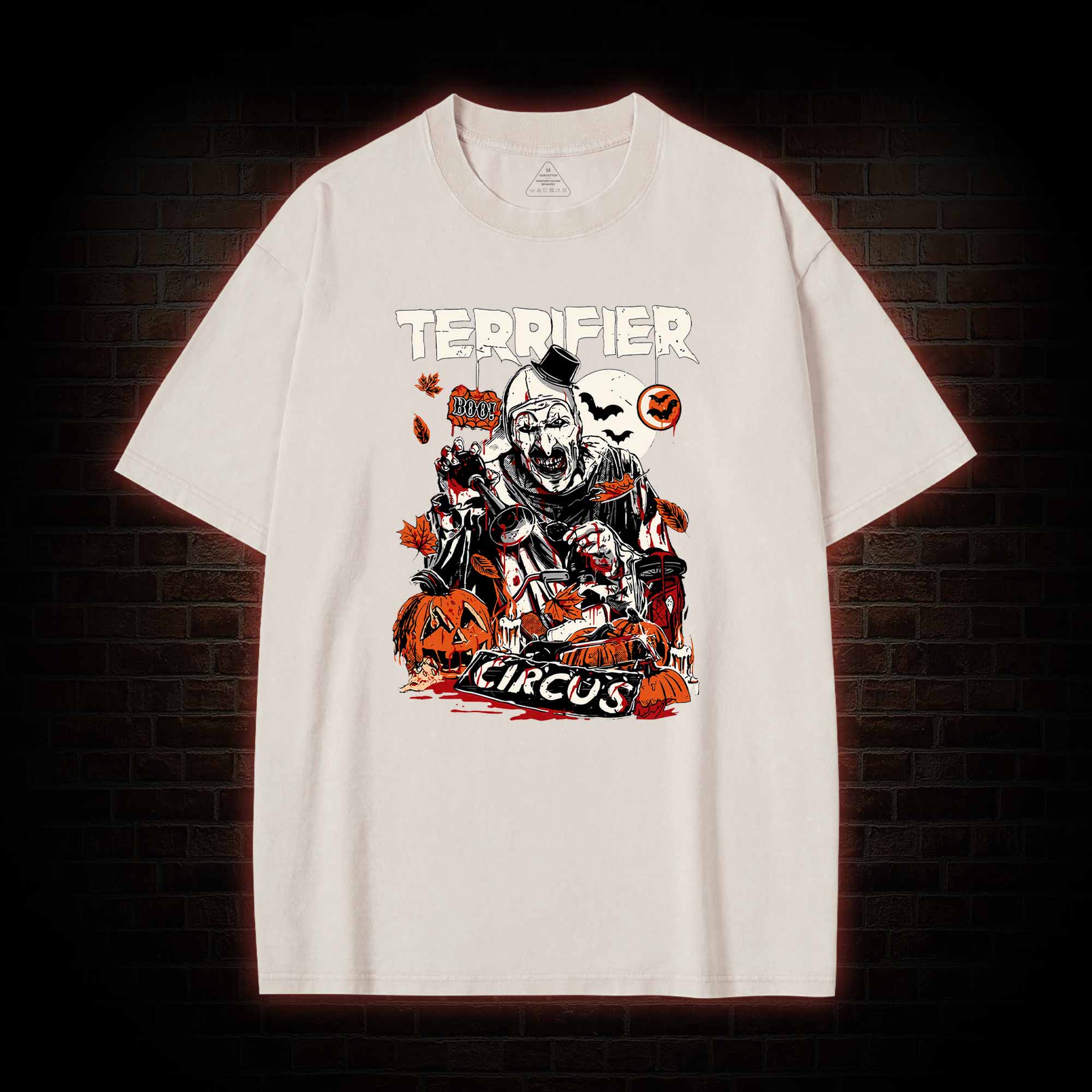 Terrifier Art the Clown Washed T-shirt