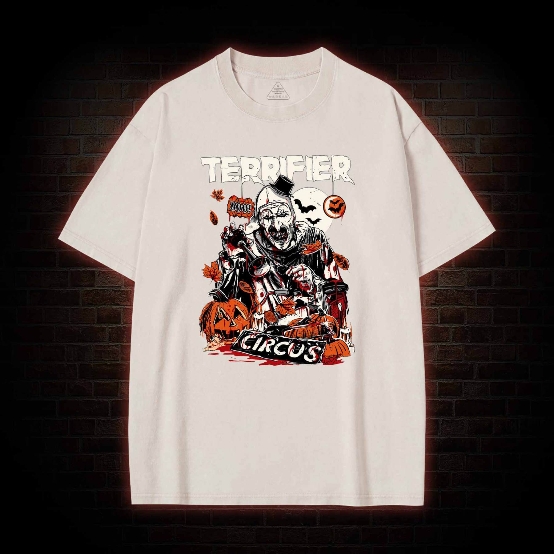 Terrifier Art the Clown Washed T-shirt