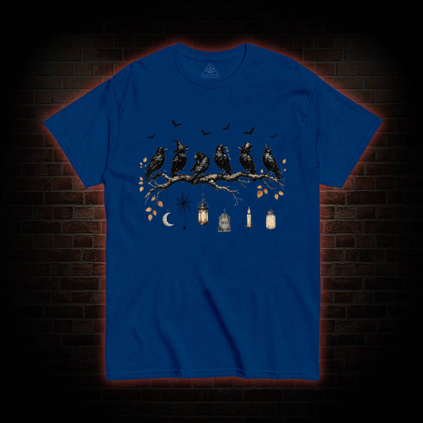 Black Crow Halloween T-shirt