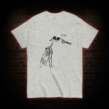Boop Dog Skeleton Halloween T-shirt