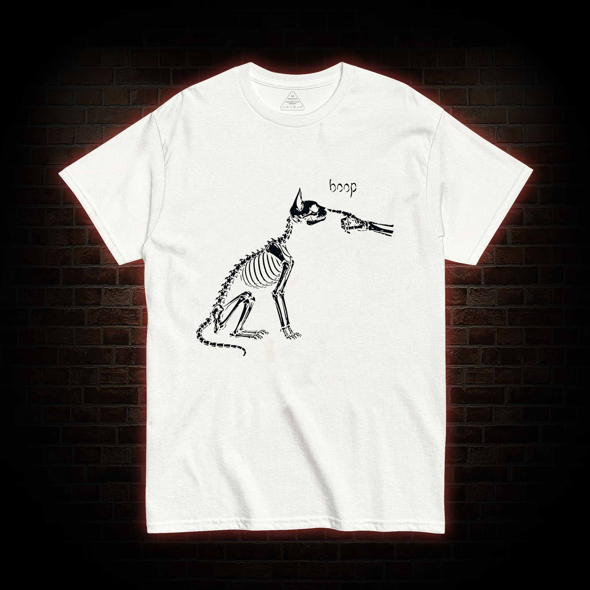 Skeleto Cat Boop T-shirt