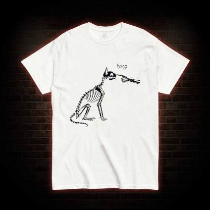 Skeleto Cat Boop T-shirt
