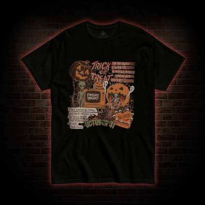 Vintage Halloween Collage T-shirt