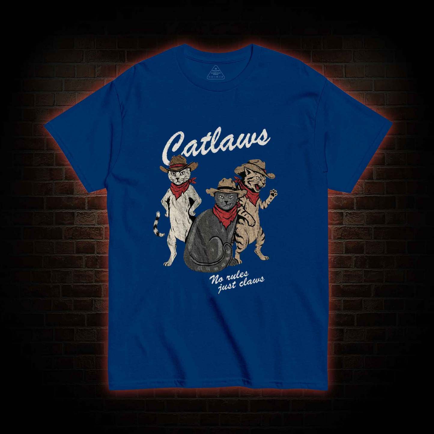 Vintage Cowboy Cat T-shirt