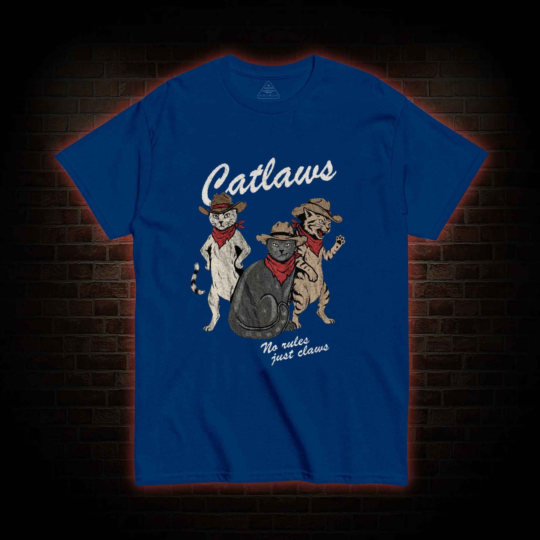 Vintage Cowboy Cat T-shirt